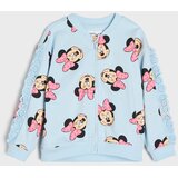 Sinsay Pamučna bluza s ažurnim volanom Minnie Mouse | shoptok.hr