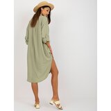 Och Bella Dress-TW-SK-BE-199D.85P-pistachio | Shoptok.si