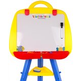  Magnetna ploča na stalku sa raznim dodacima - žuto/plavo/crvena | shoptok.hr