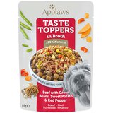 Applaws Taste Toppers u juhi vrećice 12 x 85 g - Govedina s mahunama, batatom i crvenom paprikom Cijene