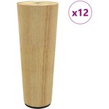  Noge namještaja 12 pcs Smeđa Ø 44 x 100 mm | Eponuda.com