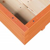  Vrtna sadilica voštano smeđa 90 x 60 x 26,5 cm masivna borovina | shoptok.hr