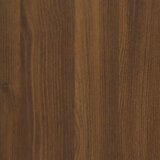  Komoda boja smeđeg hrasta 34,5 x 34 x 90 cm konstruirano drvo | shoptok.hr