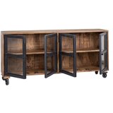 Ixia Vitrina od masivnog manga u prirodnoj boji 160x71 cm – | shoptok.hr