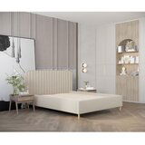 Maison de Rêve Bež tapecirani bračni krevet s prostorom za odlaganje s podnicom 120x200 cm Noto – | shoptok.hr