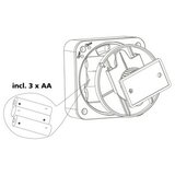Eglo 33236 - Spoljni senzor pokreta CONNECT SENSOR, napajanje 3xAA, domet do 12 m, bela, IP44 | Eponuda.com