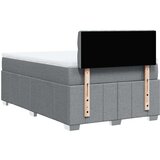  Krevet s oprugama i madracem svjetlosivi 120x190 cm od tkanine | shoptok.hr