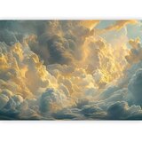  Foto tapeta - Last Breath of the Day: Clouds Illuminated by Evening Glow 200x140 | shoptok.hr