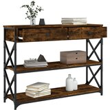  Konzolni stol boja hrasta 100x28x75 cm od konstruiranog drva | shoptok.hr