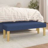  Klop modra 100x30x30 cm blago, (20698534) Cene