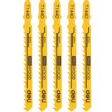 DELI ALATI Set ubodnih testera za drvo EDH-QJT006-E2, 74mm, 6 zuba, 5 komada Cene