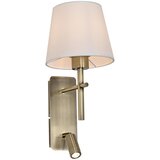 Zuma line W4106-2AB+WH-LED zidna lampa luna 1xE27/40W/230V + LED/2,5W mesing/bela Cene