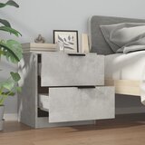  Noćni ormarići 2 kom siva boja betona od konstruiranog drva | shoptok.hr