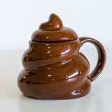  Šaljiva šolja sa poklopcem Poo, 400 ml | Eponuda.com