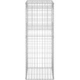  Gabionske stupne košare 2 kom 50 x 50 x 140 cm željezne | Eponuda.ba
