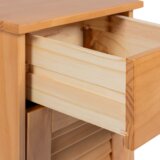 vidaXL Komplet pohištva za kopalnico s predalom s polico 5 pcs medeno rjava | Shoptok.si
