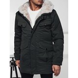 DStreet Kurtka zimowa męska parka z kapturem zielona | shoptok.hr