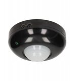 TIMMLUX Senzor gibanja PIR stropni 360° IP20 1200W črn Cene
