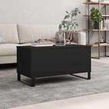  Stolić za kavu crni 90 x 44,5 x 45 cm od konstruiranog drva | shoptok.hr