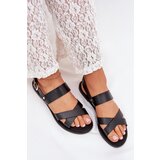 Boto Flat Ladies Sandals Made Of Eco Leather Black Kalira | ePonuda.com