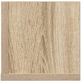 vidaXL Stenske police 2 kosa sonoma hrast 100x16,5x16,5 cm inž. les | Shoptok.si