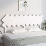  Uzglavlje za krevet Bijela 178x3x80,5 cm od masivne borovine | shoptok.hr
