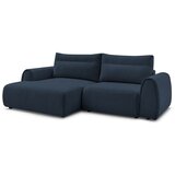 Bobochic Paris Temno modra kotna sedežna garnitura Aden – | Shoptok.si