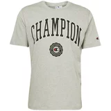 Champion Authentic Athletic Apparel Majica siva melange / crvena / crna / bijela
