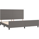  Okvir za krevet s uzglavljem sivi 200x200 cm od umjetne kože | shoptok.hr