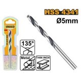 Ingco dbt1200504 hss burgija za metal 5mm ( DBT1200504 ) Cene