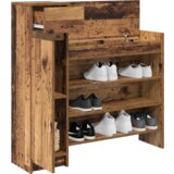 vidaXL ormar za cipele staro drvo 100.5x28x100 cm obrađeno drvo | shoptok.hr