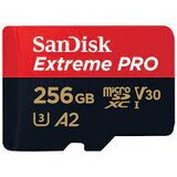  ..SanDisk Extreme Pro 256GB 200 MB/s micro SDXC UHS-I, U3, V30, A2, C10+ SD adapter | Eponuda.ba