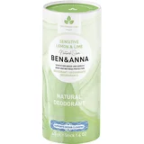BEN & ANNA Sensitive deodorant v stiku v kartonski embalaži - Lemon & Lime