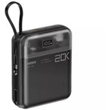 Remax RPP-603 20W+QC 22.5W Power Bank with 2 Fast Charging Cables 20000mAh