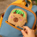  Plush Wallet with Keychain Capybara Watermelon Green 9.5 x 8 cm | Shoptok.si
