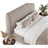 Maison de Rêve Sivi/bež tapecirani bračni krevet s prostorom za odlaganje 140x200 cm Draco – | shoptok.hr