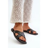S. BARSKI Women's Flat Heeled Sandals In Faux Leather S.Barski | ePonuda.com