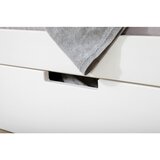 MID.YOU Postelja Lina, 90x200, Bor, Bela, Masivno | Shoptok.si