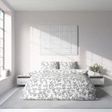 1630859 POSTELJINA ADELA 200X200 CM NOVO SIVO LIŠĆE