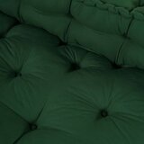 vidaXL Blazina za palete Temno zelena Poliester Standard Zložljiva | Shoptok.si