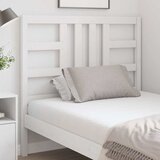  Uzglavlje za krevet bijelo 106 x 4 x 100 cm od masivne borovine | shoptok.hr