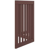 vidaXL Vrata za pse s 3 panela sklopiva smeđa 150 cm od drva topole | shoptok.hr