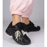  Black sneakers with detachable decorations Lekrus | Shoptok.si