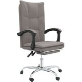  Uredski naslonjač od tkanine smeđesivi | shoptok.hr