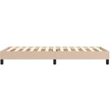  Okvir za krevet s oprugom boja cappuccina 100x200 cm umjetna koža | Eponuda.com