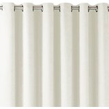  Curtain MILANA color creamy style classic silver silver metal eyelets chenille 140x300 HOMEDE | shoptok.hr