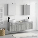 Set ormarića za kupaonicu 5 kom. Siva Sonoma Konstruirano drvo | shoptok.hr