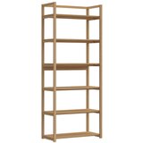 Actona Regal v hrastovem dekorju v naravni barvi 80x199x40 cm Ludza – | Shoptok.si