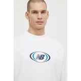 New Balance Kratka majica moška, bela barva, MT41600WT