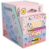  SAMOLJEPLJIV "Z" 76X76MM 90L POST-IT RECYCLED PASTEL PINK 3M.R330-1RSSP ROZI BLISTER | Shoptok.si